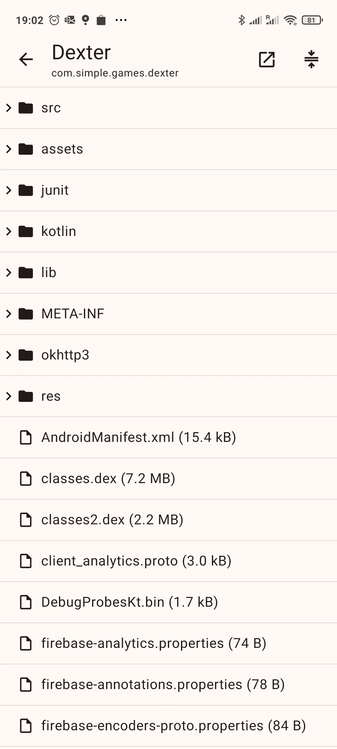 Dexter: dex class decompiler | Indus Appstore | Screenshot