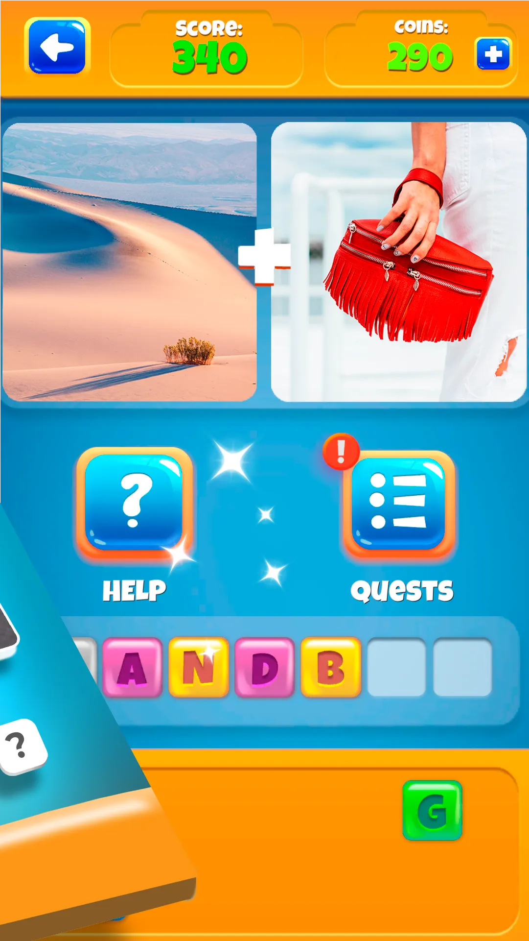 2 Pics 1Word. Offline Games | Indus Appstore | Screenshot