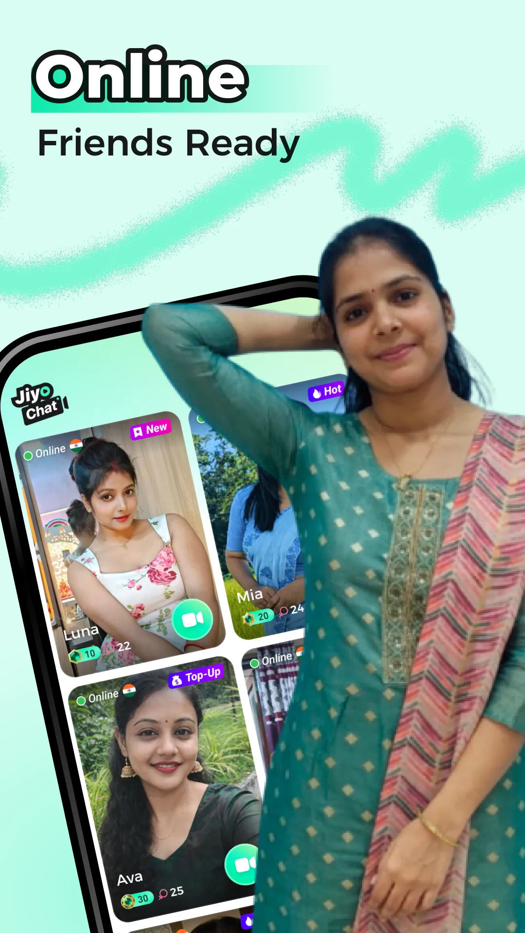 Jiyo Chat:Fun Call | Indus Appstore | Screenshot
