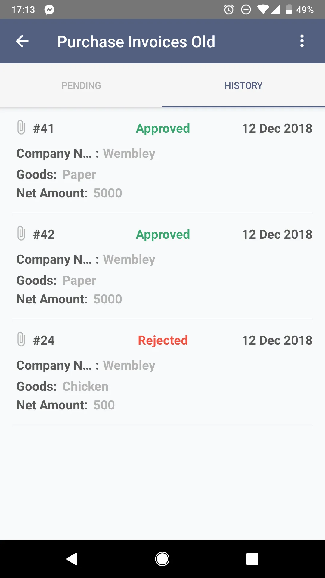 Spindle Approvals | Indus Appstore | Screenshot