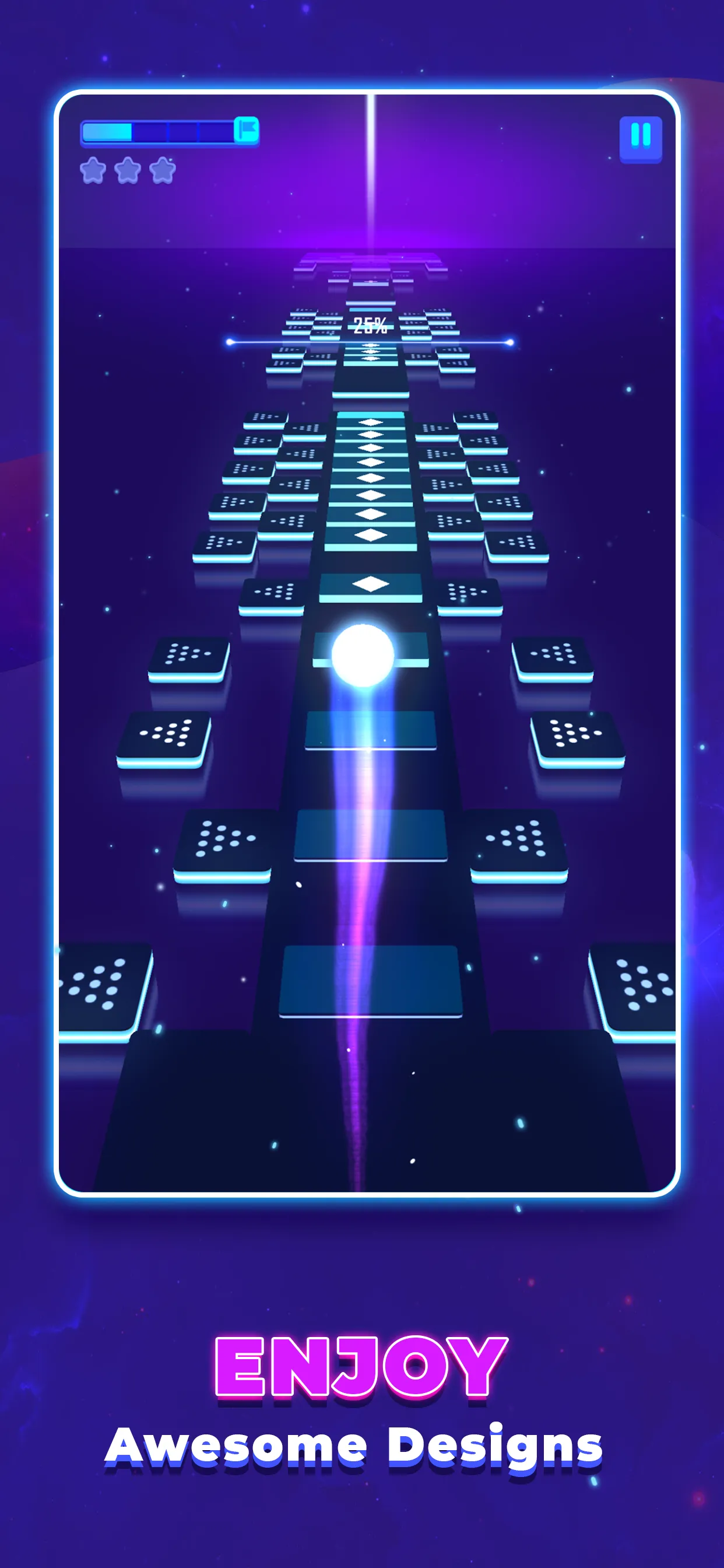 Jump Ball: Tiles and Beats | Indus Appstore | Screenshot