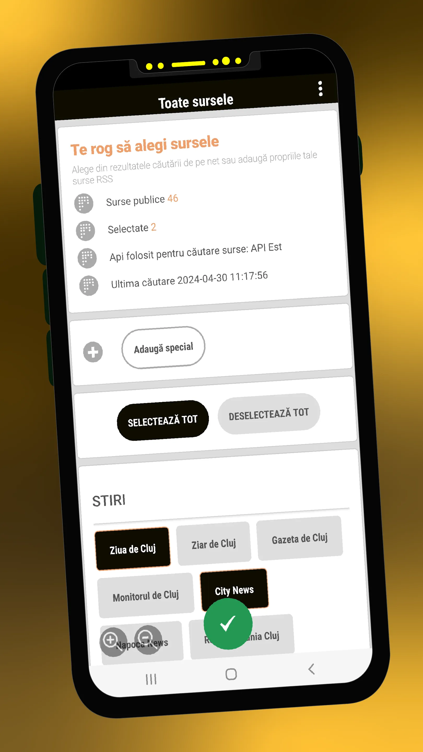 Cluj non-stop - Știri din Cluj | Indus Appstore | Screenshot