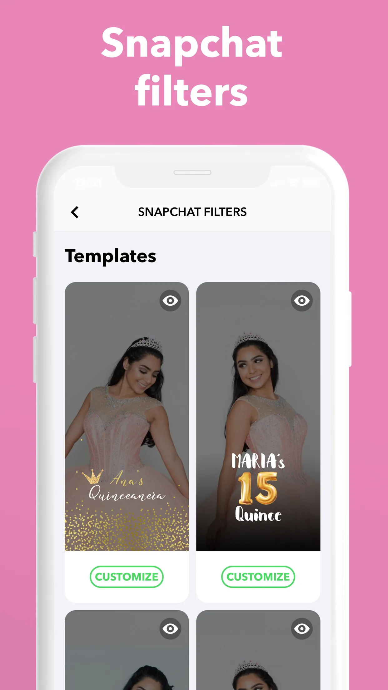 Create Quinceañera Invitation | Indus Appstore | Screenshot