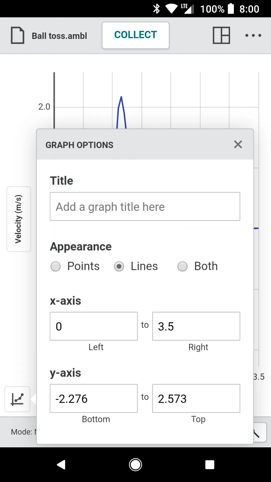 Graphical Analysis | Indus Appstore | Screenshot