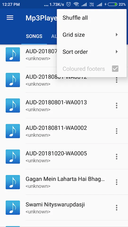 MP3 Player | Indus Appstore | Screenshot