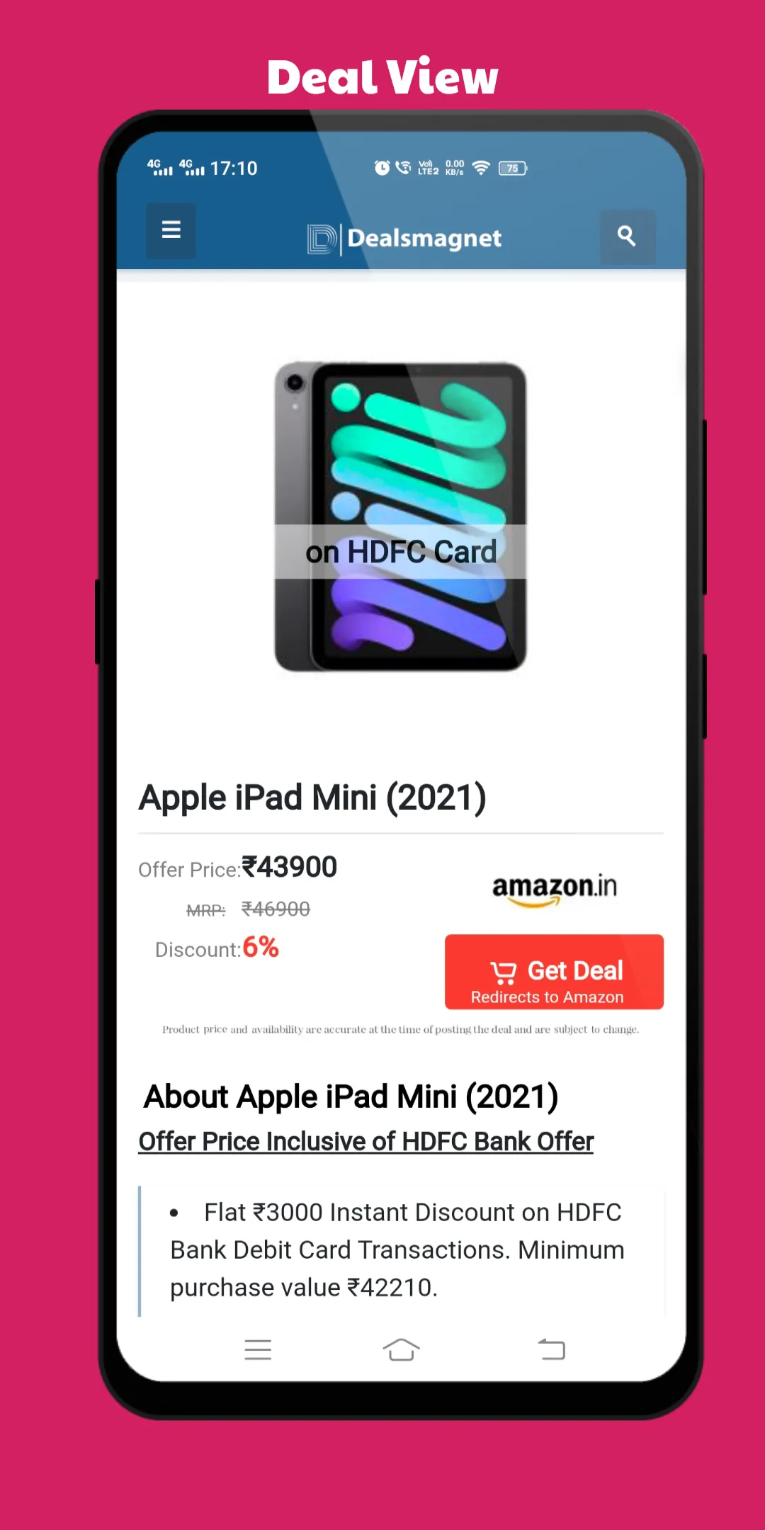 Dealsmagnet Deals App | Indus Appstore | Screenshot