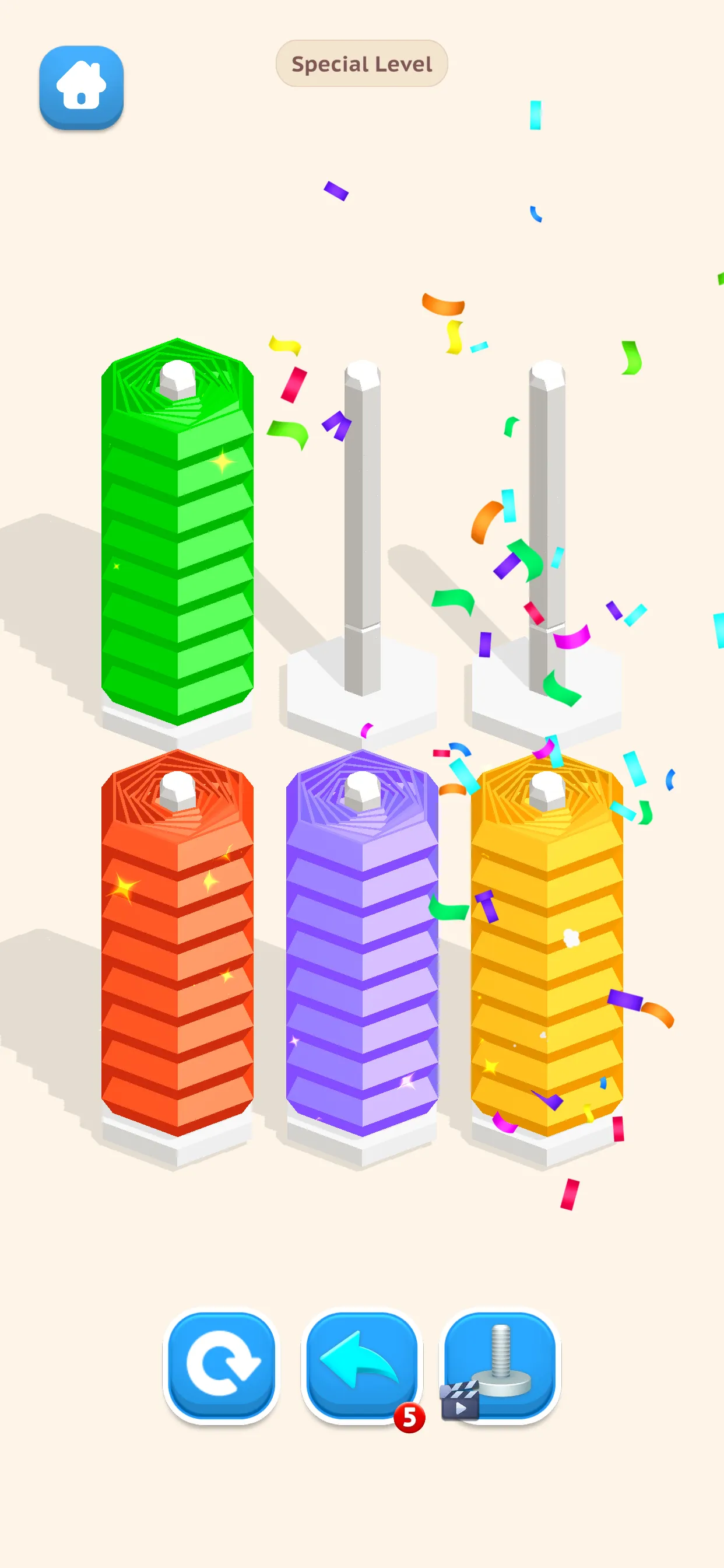 Stacky Tornado Puzzle | Indus Appstore | Screenshot