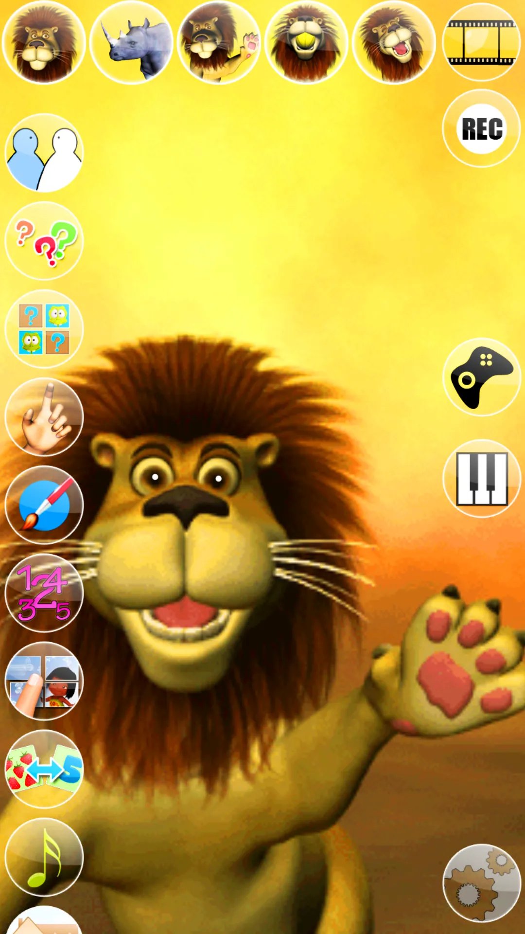 Talking Luis Lion | Indus Appstore | Screenshot