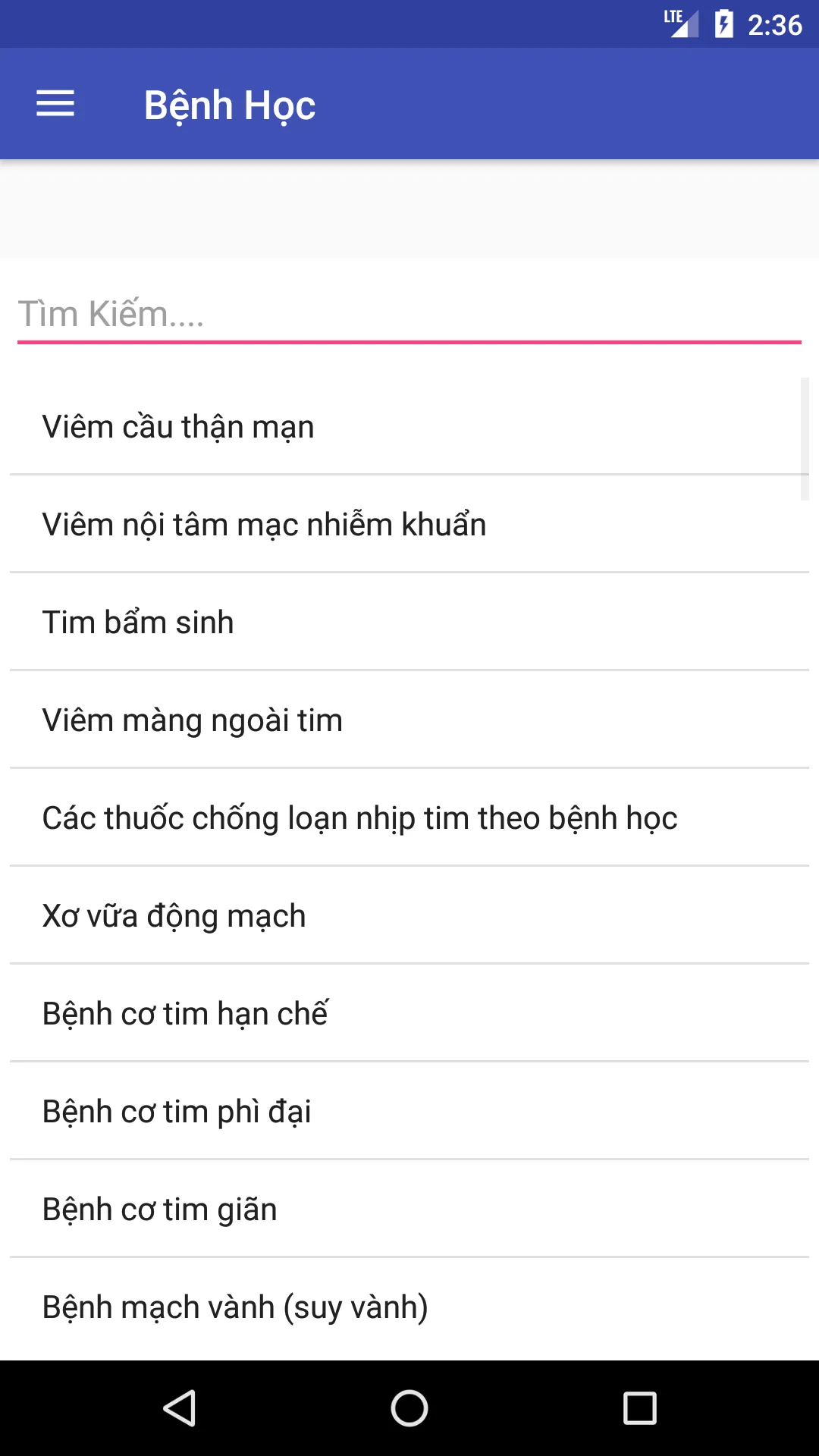 Bệnh học (Benh Hoc) | Indus Appstore | Screenshot