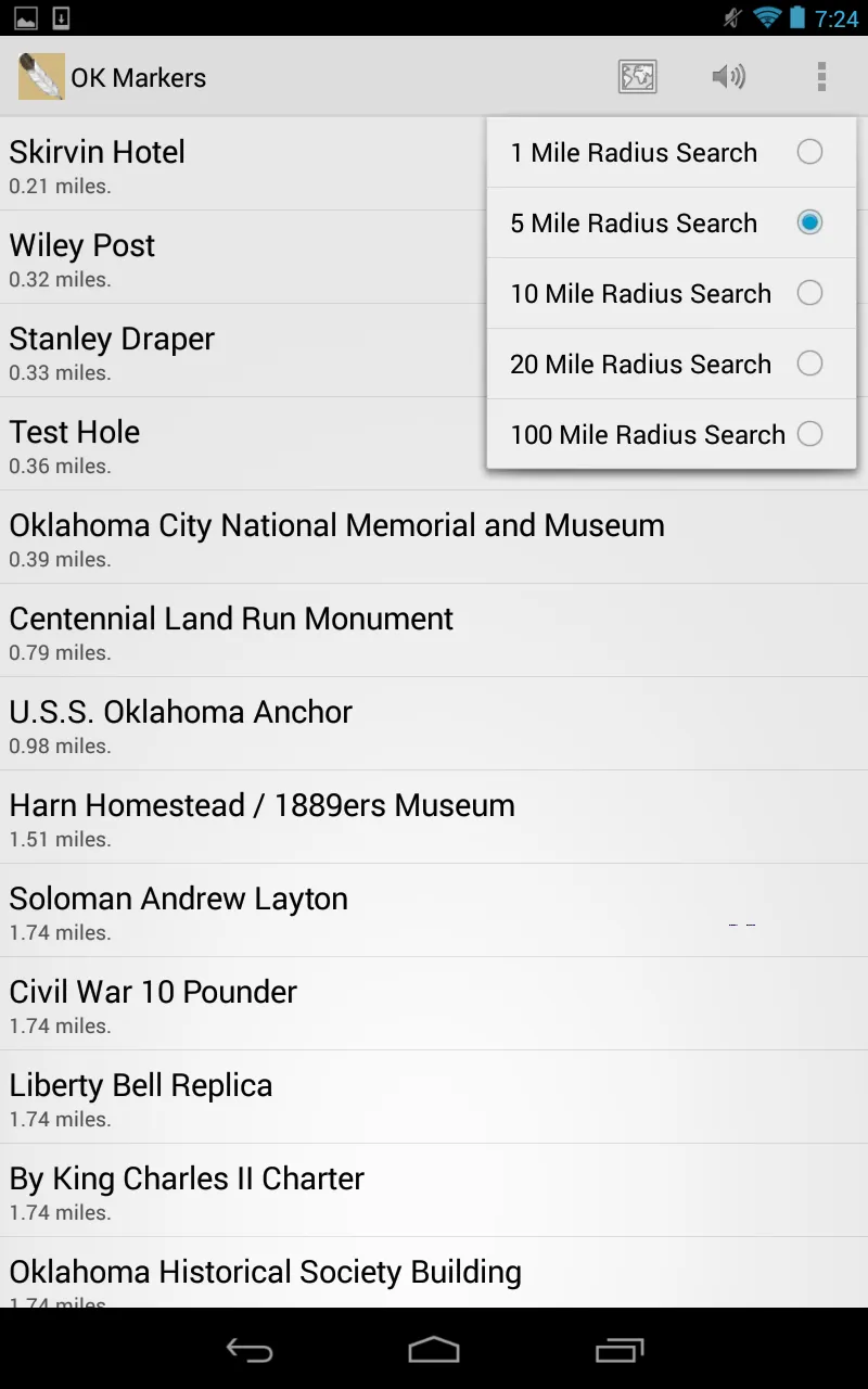 Oklahoma Historical Markers | Indus Appstore | Screenshot