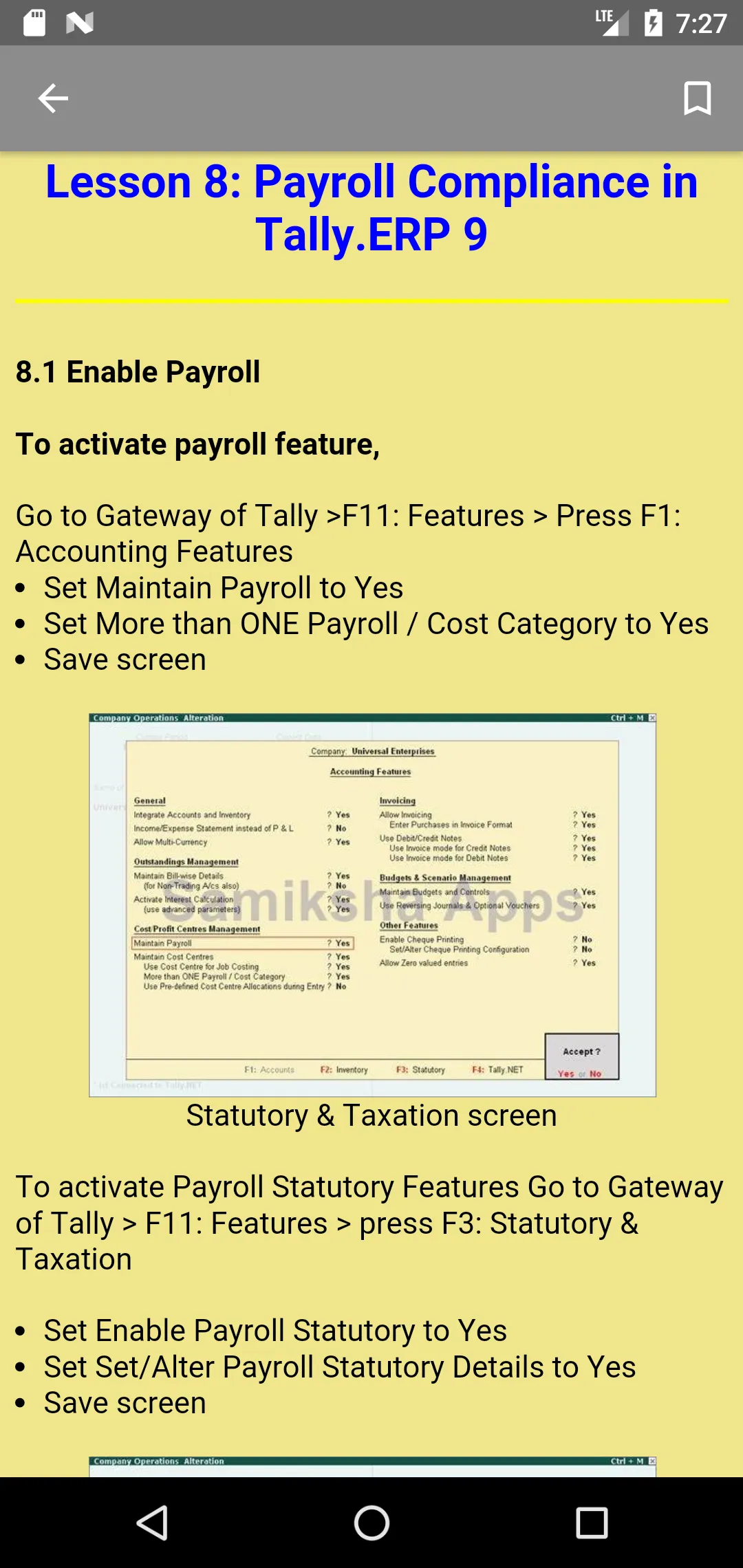 Full Tally Course Offline | Indus Appstore | Screenshot