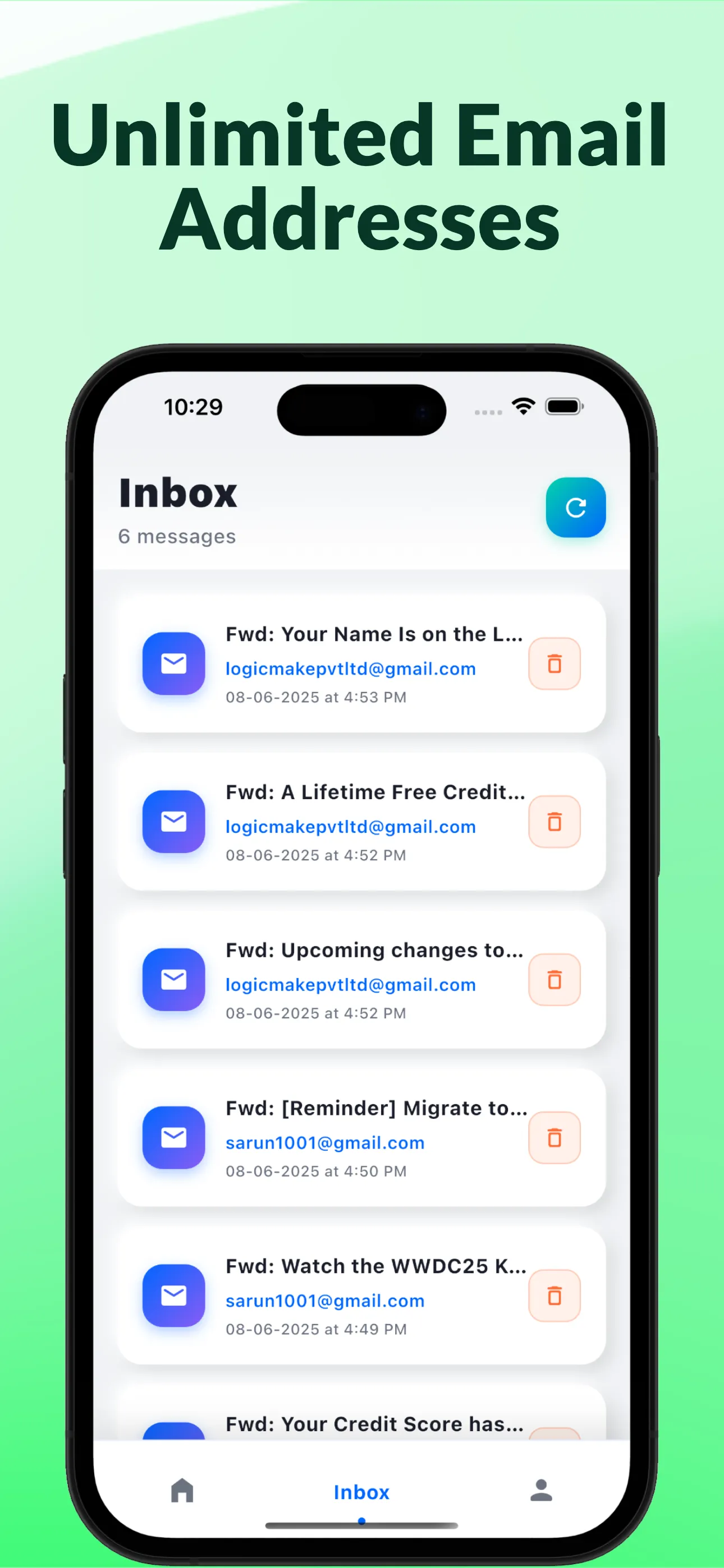 Temp Mail: TemBox | Indus Appstore | Screenshot