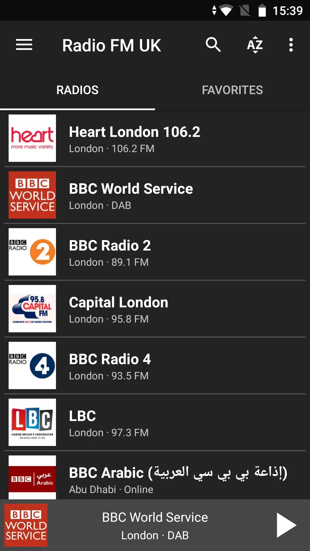 Radio FM UK | Indus Appstore | Screenshot