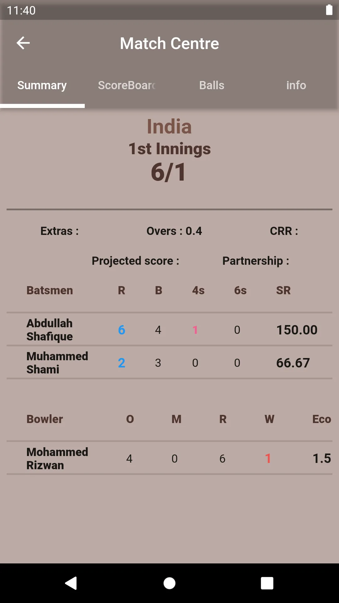 CricFa | Indus Appstore | Screenshot