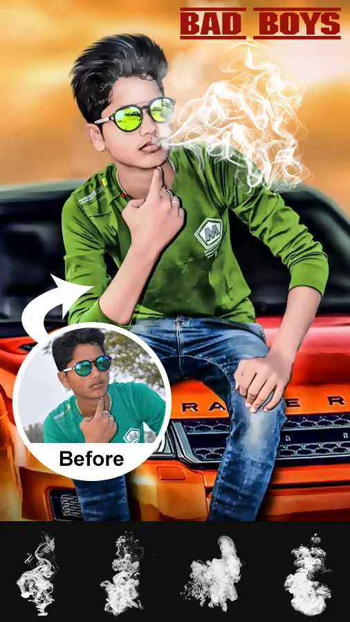 Smoke Effect Photo Editor 2025 | Indus Appstore | Screenshot