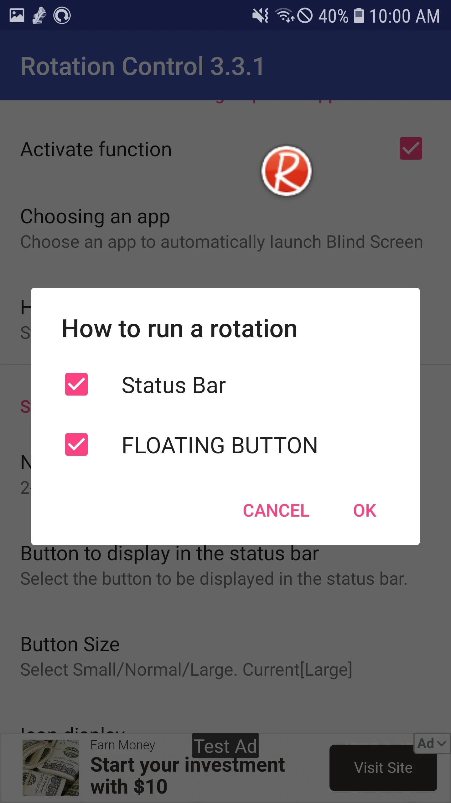 Screen rotation control | Indus Appstore | Screenshot