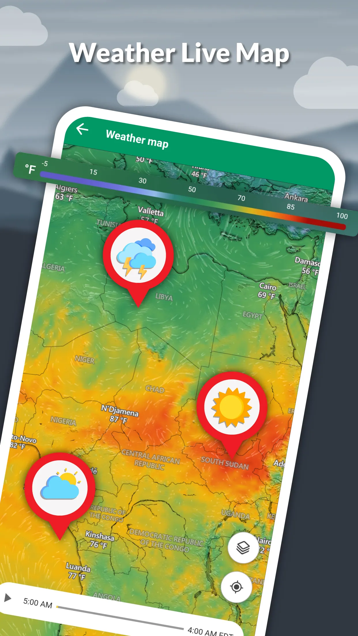 Live weather: Forecast, widget | Indus Appstore | Screenshot