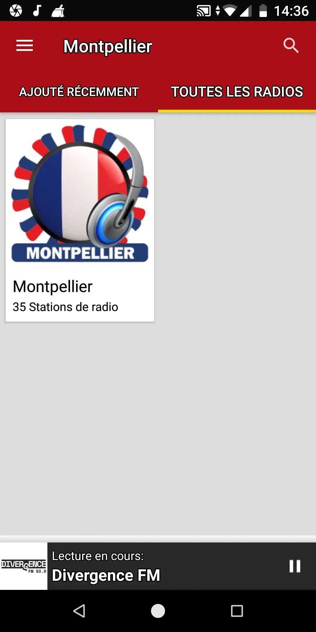 Les radios de Montpellier | Indus Appstore | Screenshot