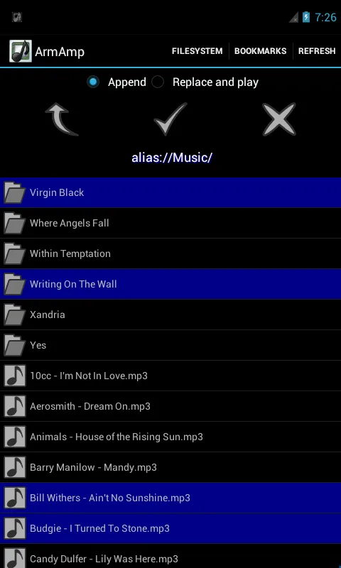 ArmAmp Music Player | Indus Appstore | Screenshot