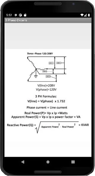 3 Phase Circuits | Indus Appstore | Screenshot