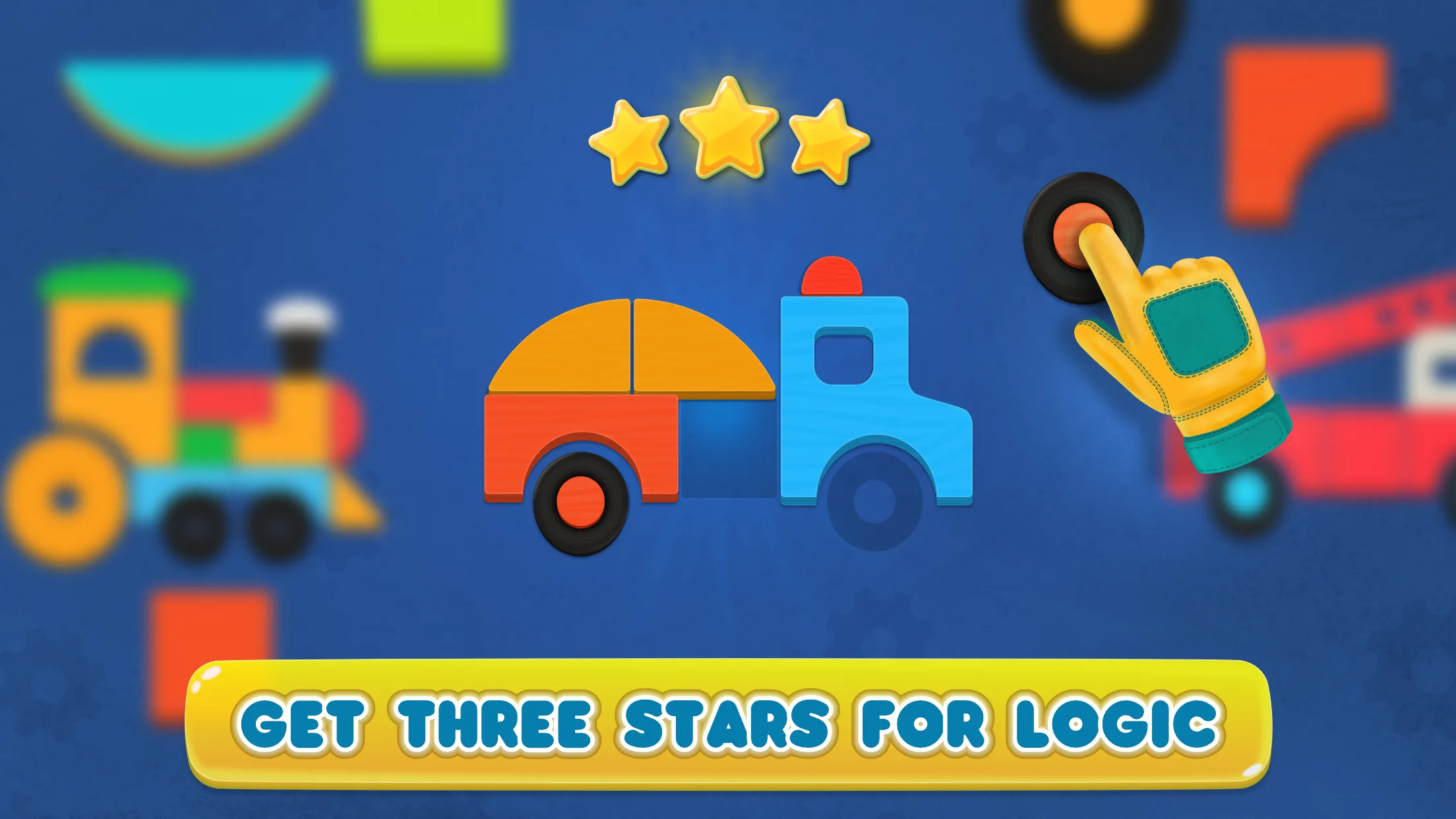 Cosmo Shapes Puzzles for kids | Indus Appstore | Screenshot