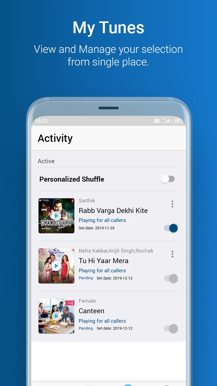 My BSNL Tunes | Indus Appstore | Screenshot
