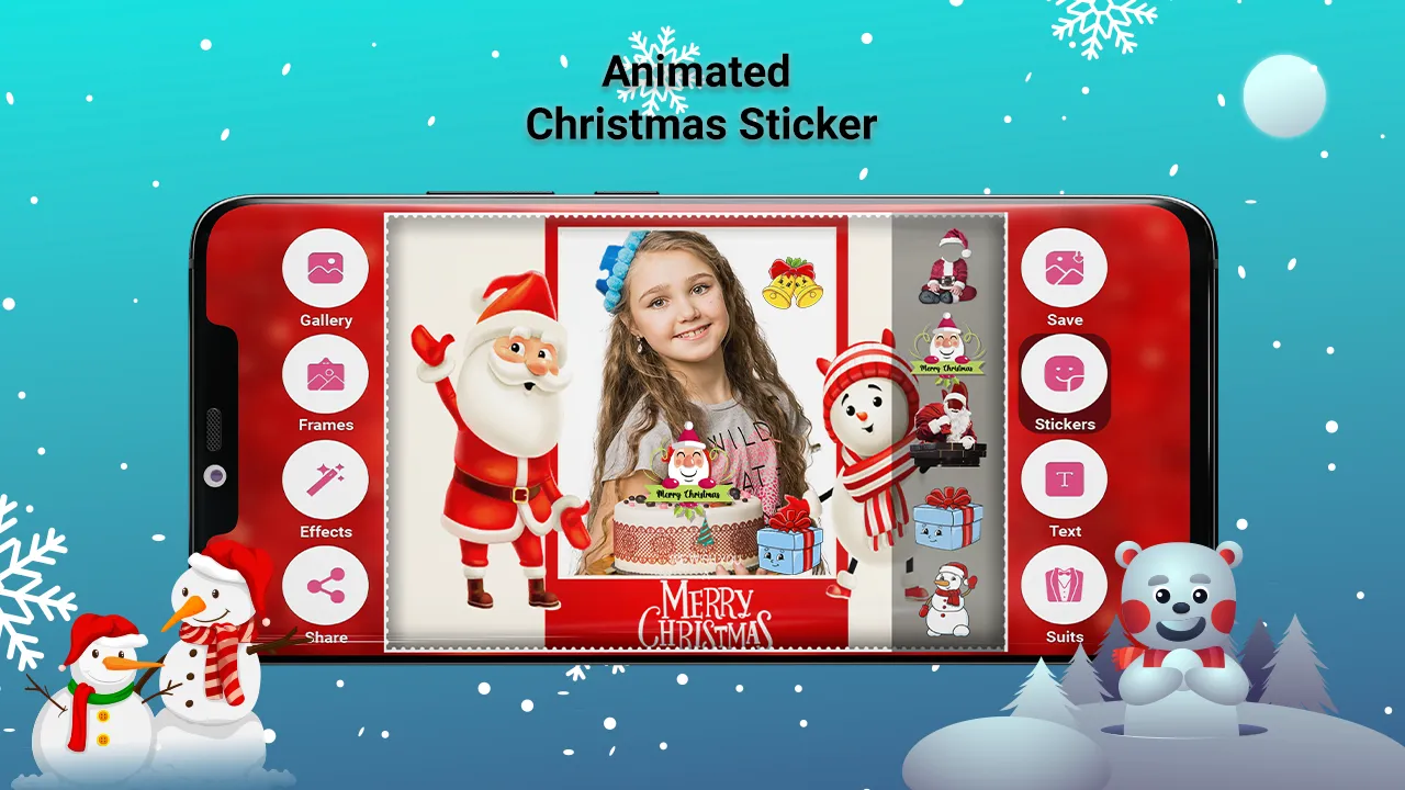 Christmas Photo Frames 2023 | Indus Appstore | Screenshot