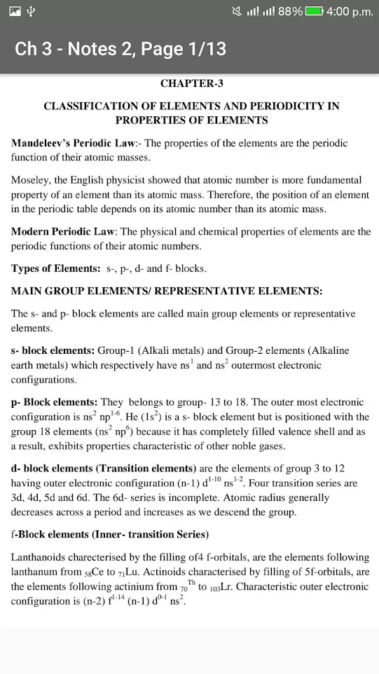 Class 11 Chemistry Notes | Indus Appstore | Screenshot