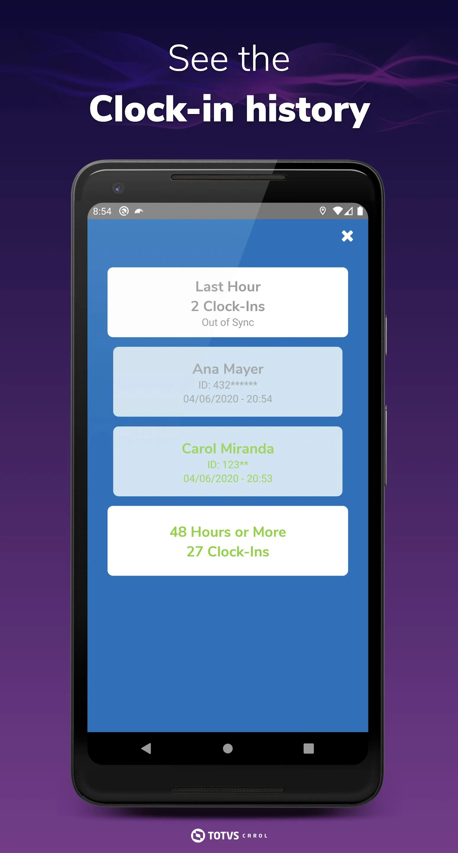 TOTVS RH Clock In | Indus Appstore | Screenshot