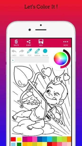 Romantic Love Coloring Book | Indus Appstore | Screenshot