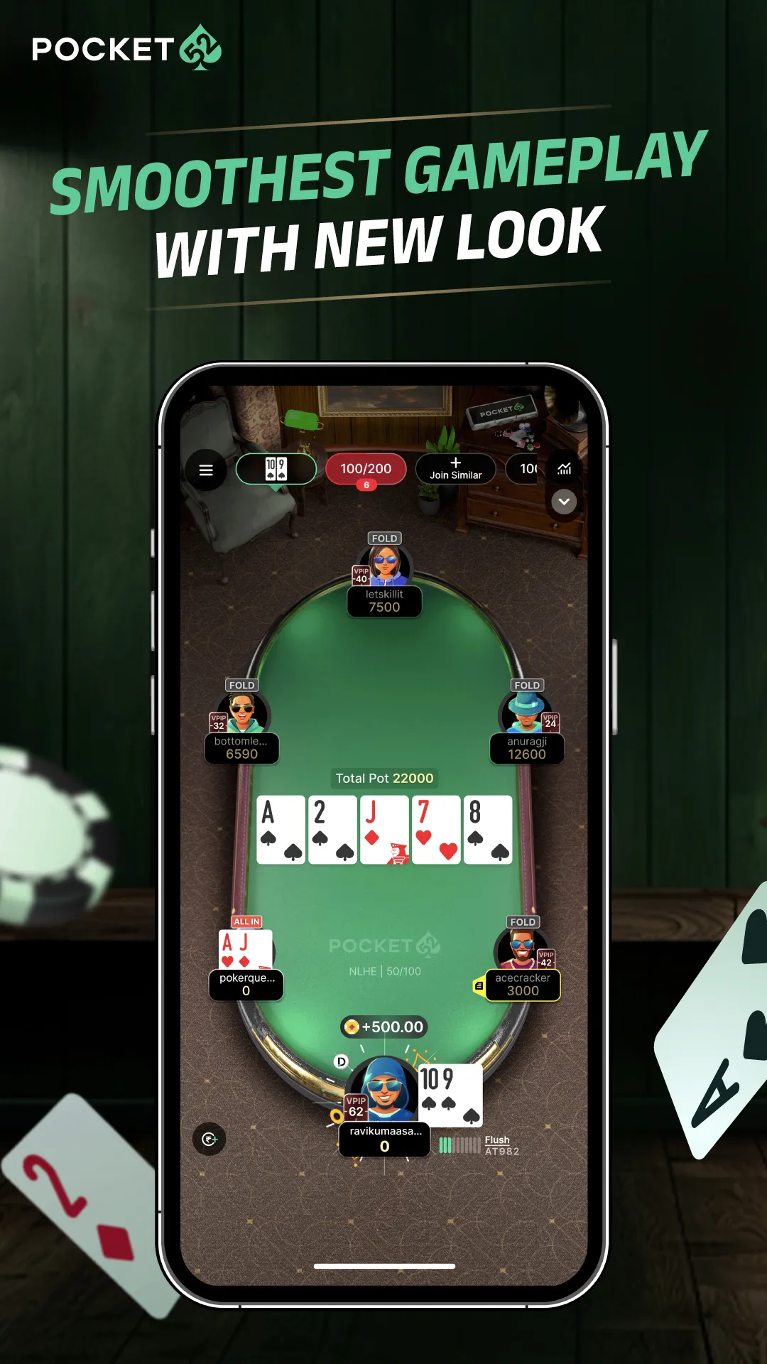 Pocket52 Poker: Texas Holdem | Indus Appstore | Screenshot