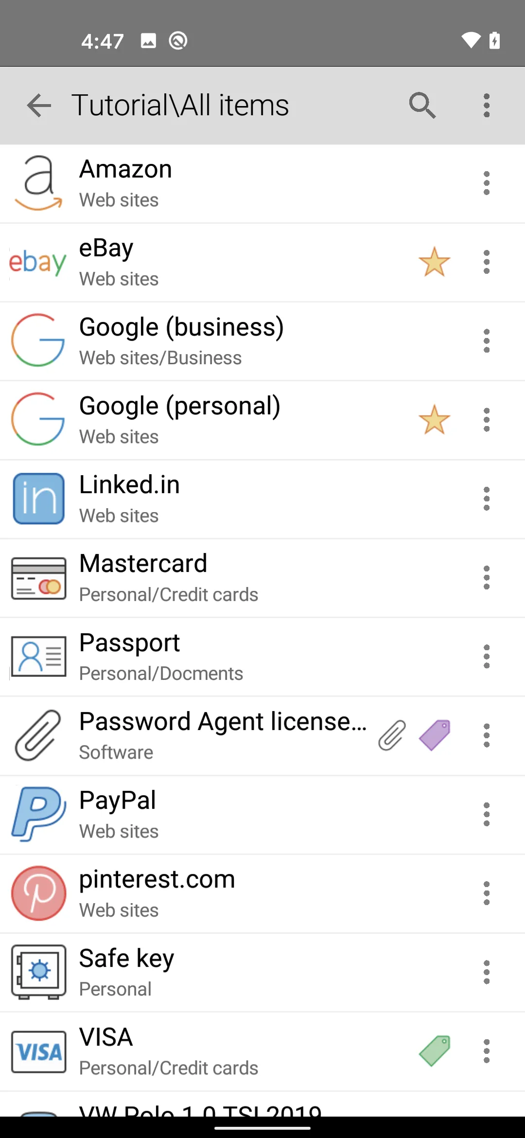 Password Agent | Indus Appstore | Screenshot