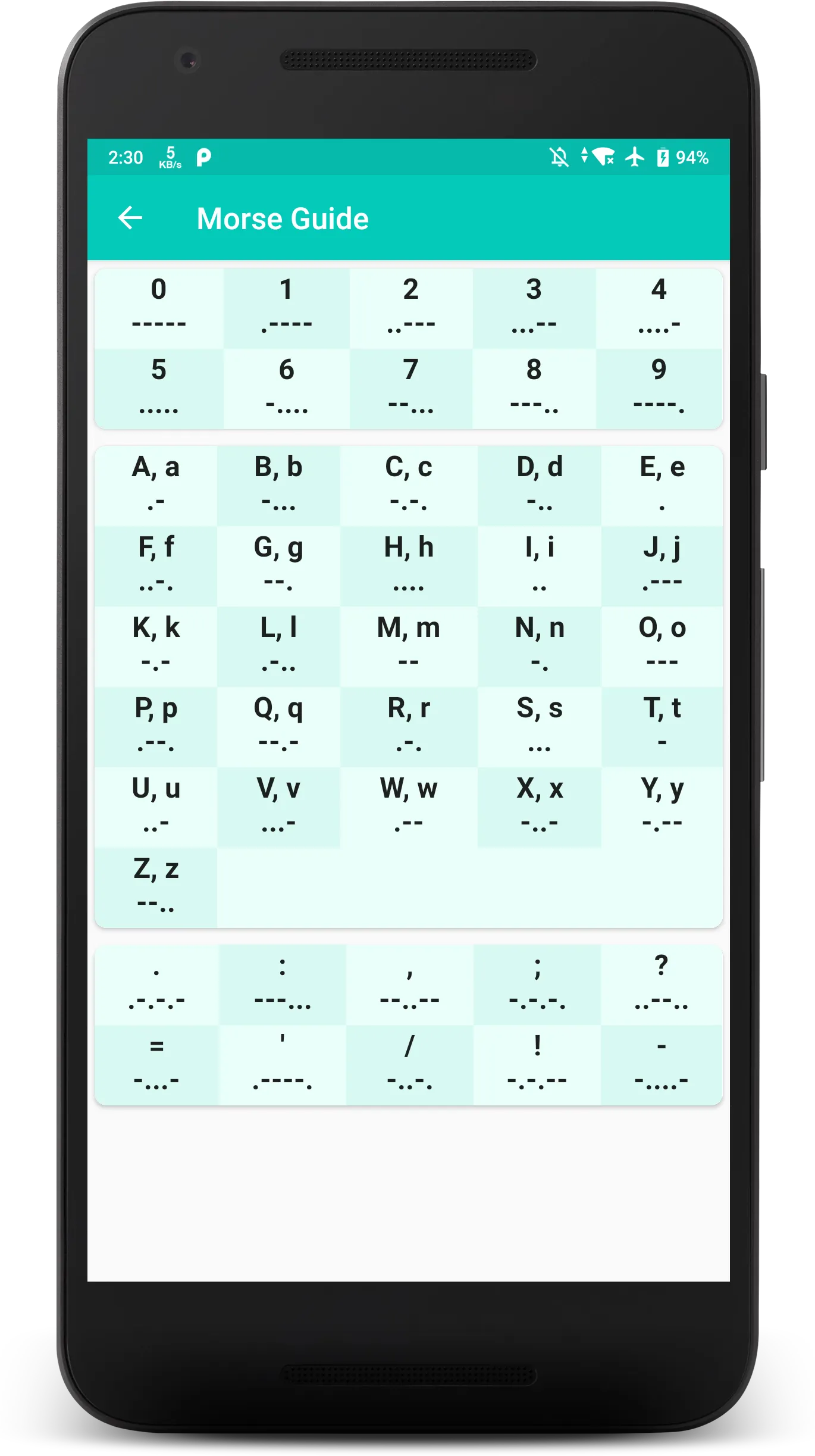 Morse Code | Indus Appstore | Screenshot