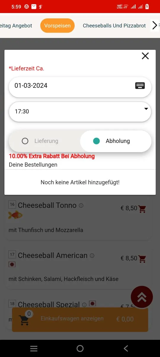 Klassik Restaurant Oberstein | Indus Appstore | Screenshot