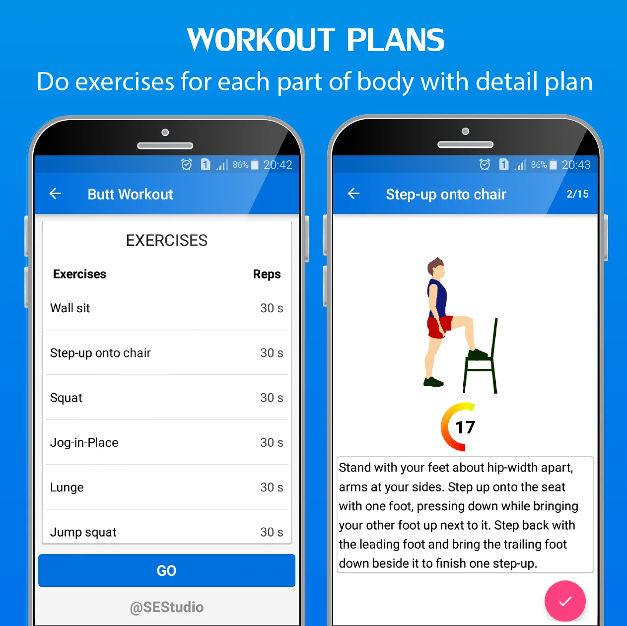 30 Day Home Workouts | Indus Appstore | Screenshot