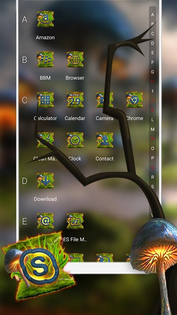 Mushroom Land Launcher Theme | Indus Appstore | Screenshot