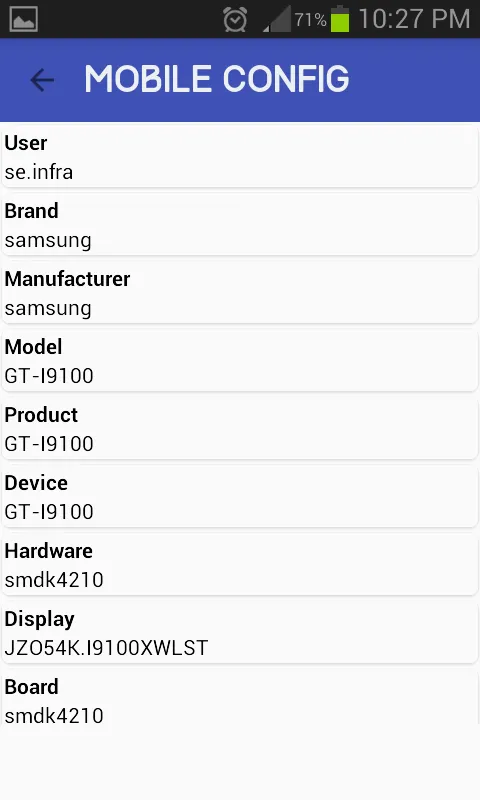 Mobile Config | Indus Appstore | Screenshot