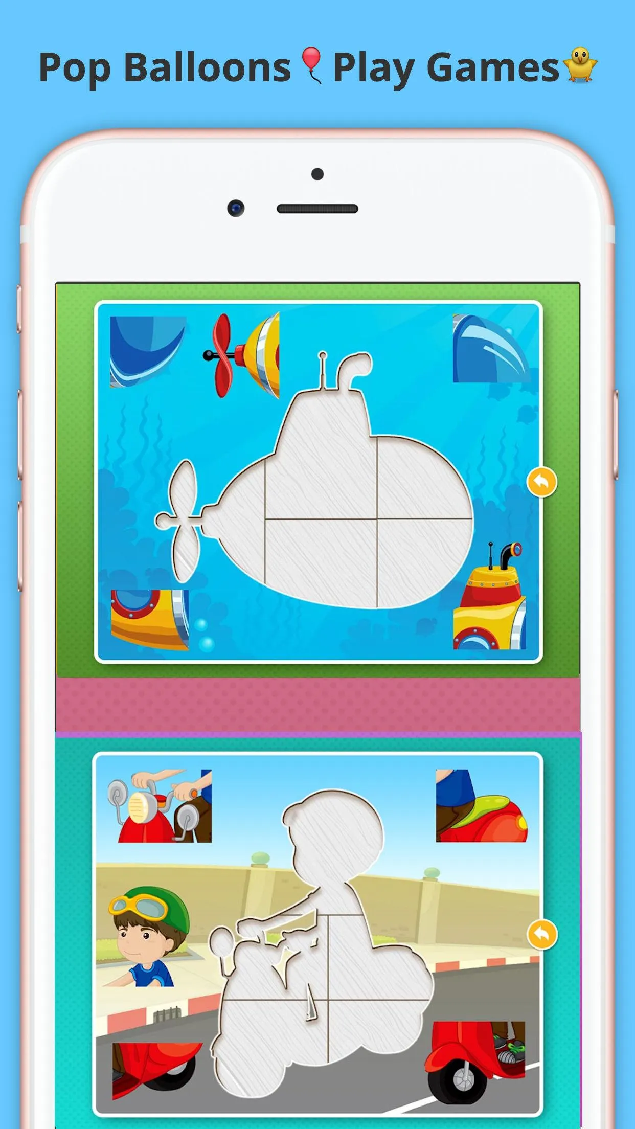 Transportation Puzzle for baby | Indus Appstore | Screenshot