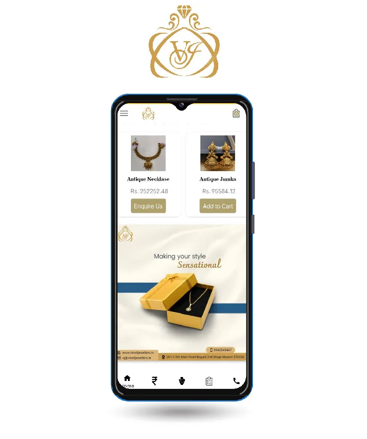 Vinod Jewellers | Indus Appstore | Screenshot
