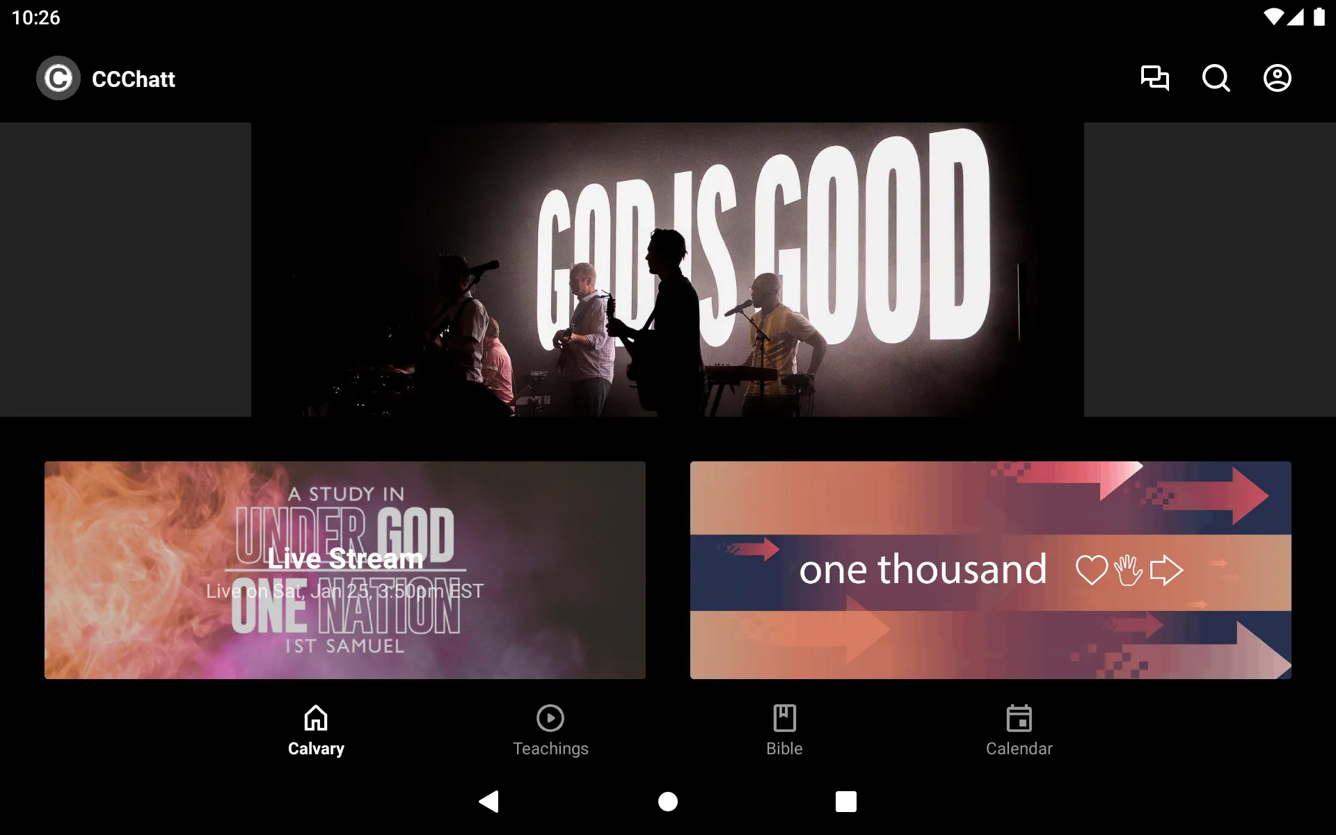 Calvary Chapel Chattanooga | Indus Appstore | Screenshot