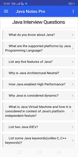 Java Notes | Indus Appstore | Screenshot
