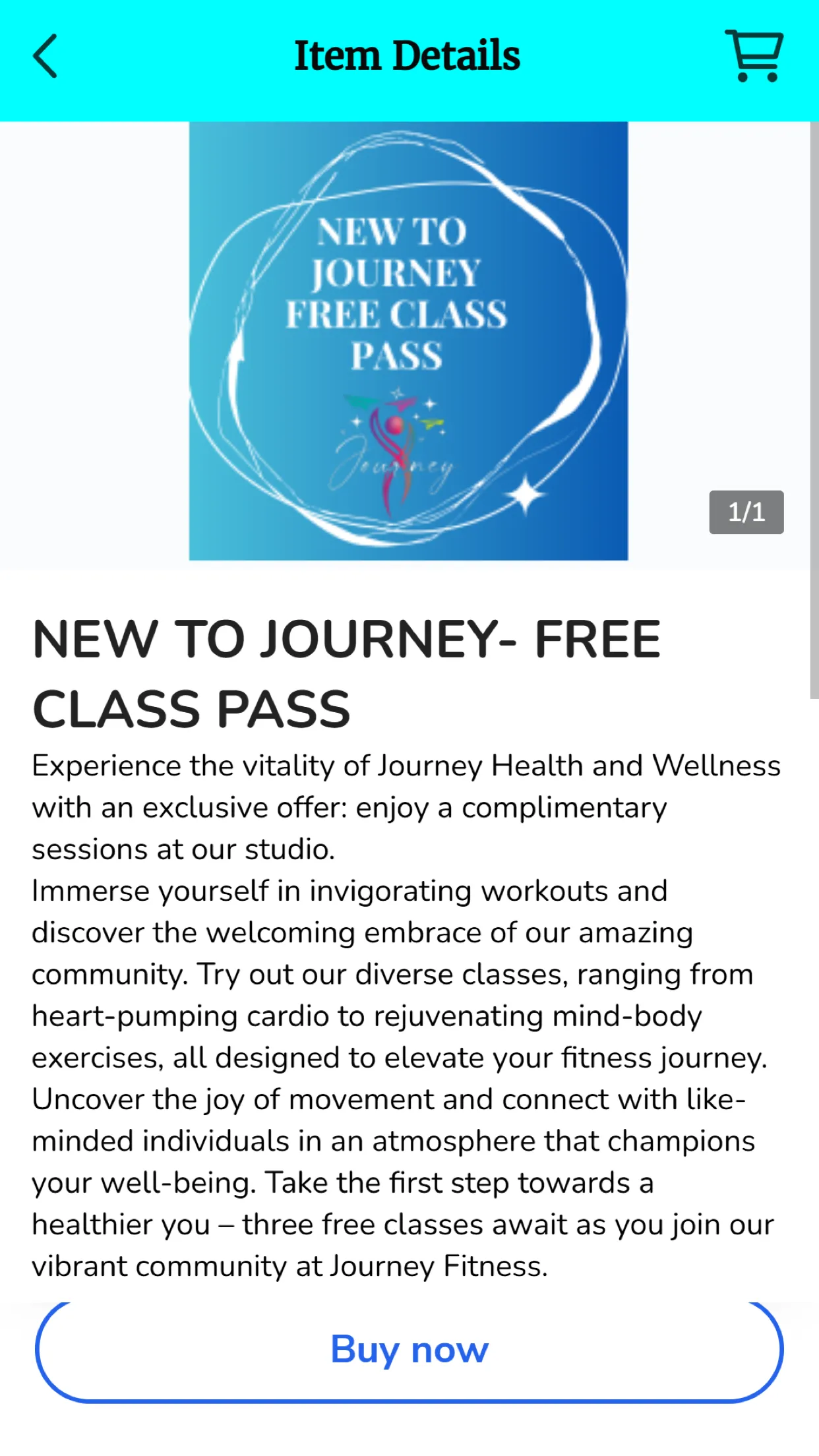 Journey Fitness Studio | Indus Appstore | Screenshot