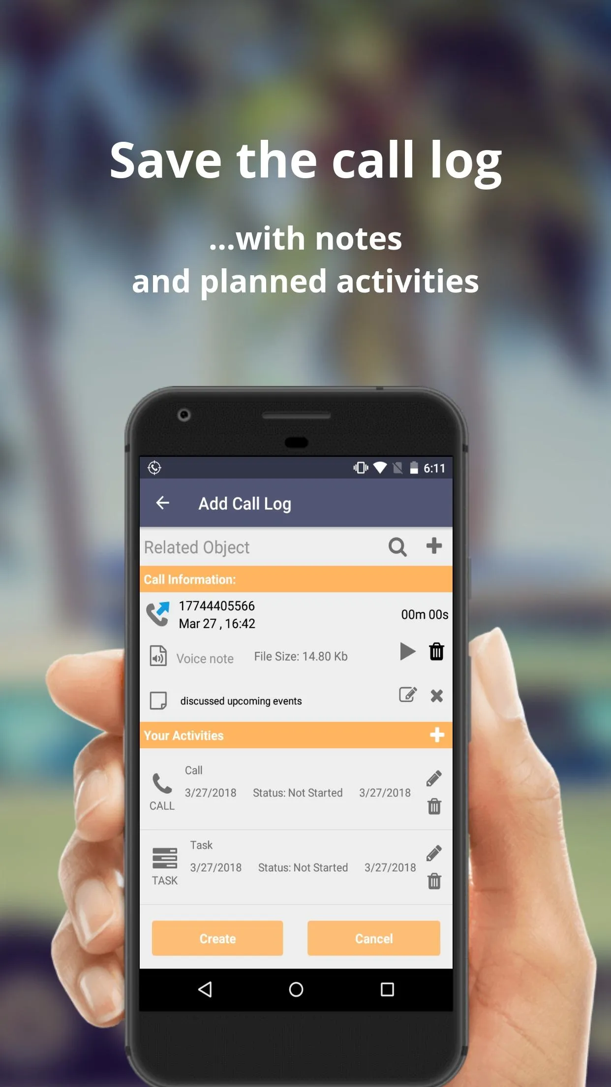 Call Tracker for Creatio - for | Indus Appstore | Screenshot