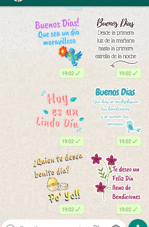 Stickers de Buenos Días | Indus Appstore | Screenshot