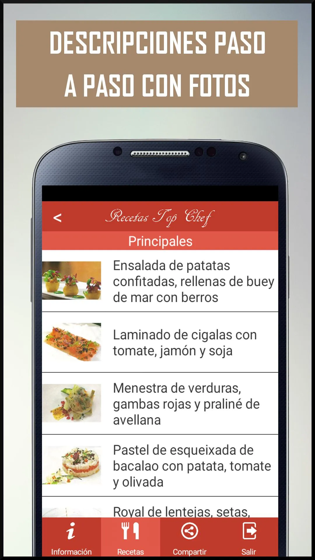 Recetas Chef | Indus Appstore | Screenshot