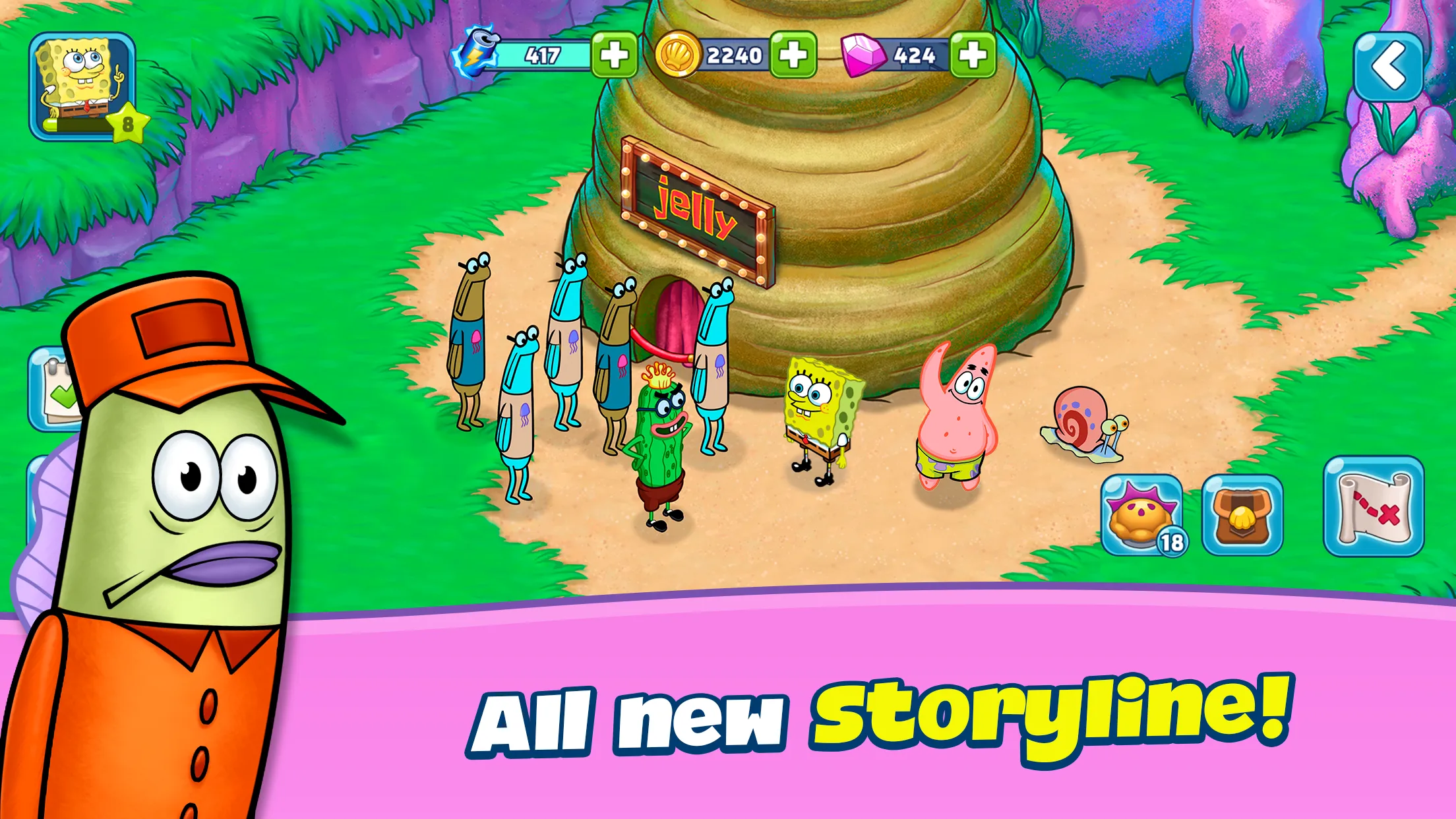 SpongeBob Adventures: In A Jam | Indus Appstore | Screenshot