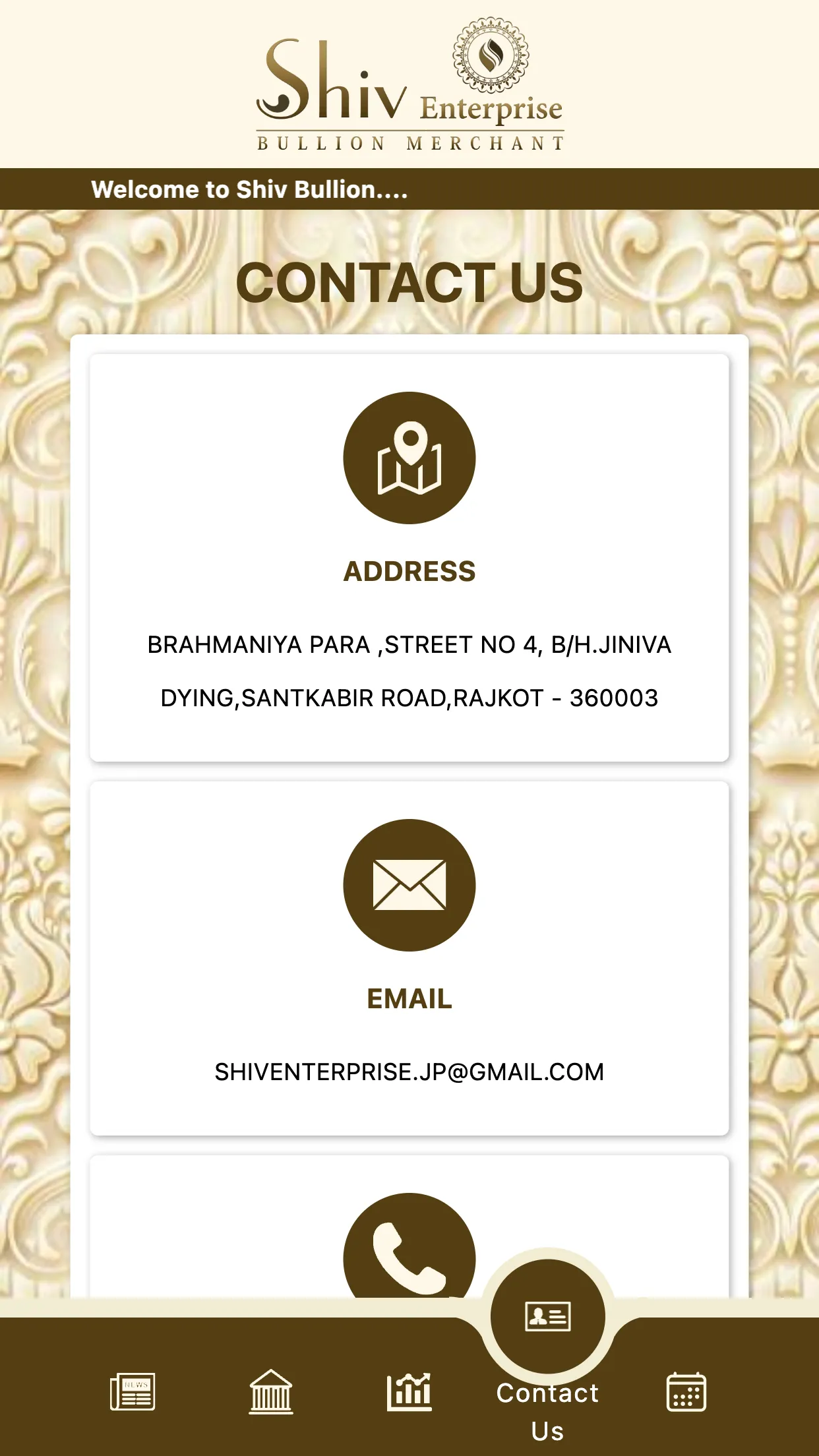 Shiv Bullion | Indus Appstore | Screenshot