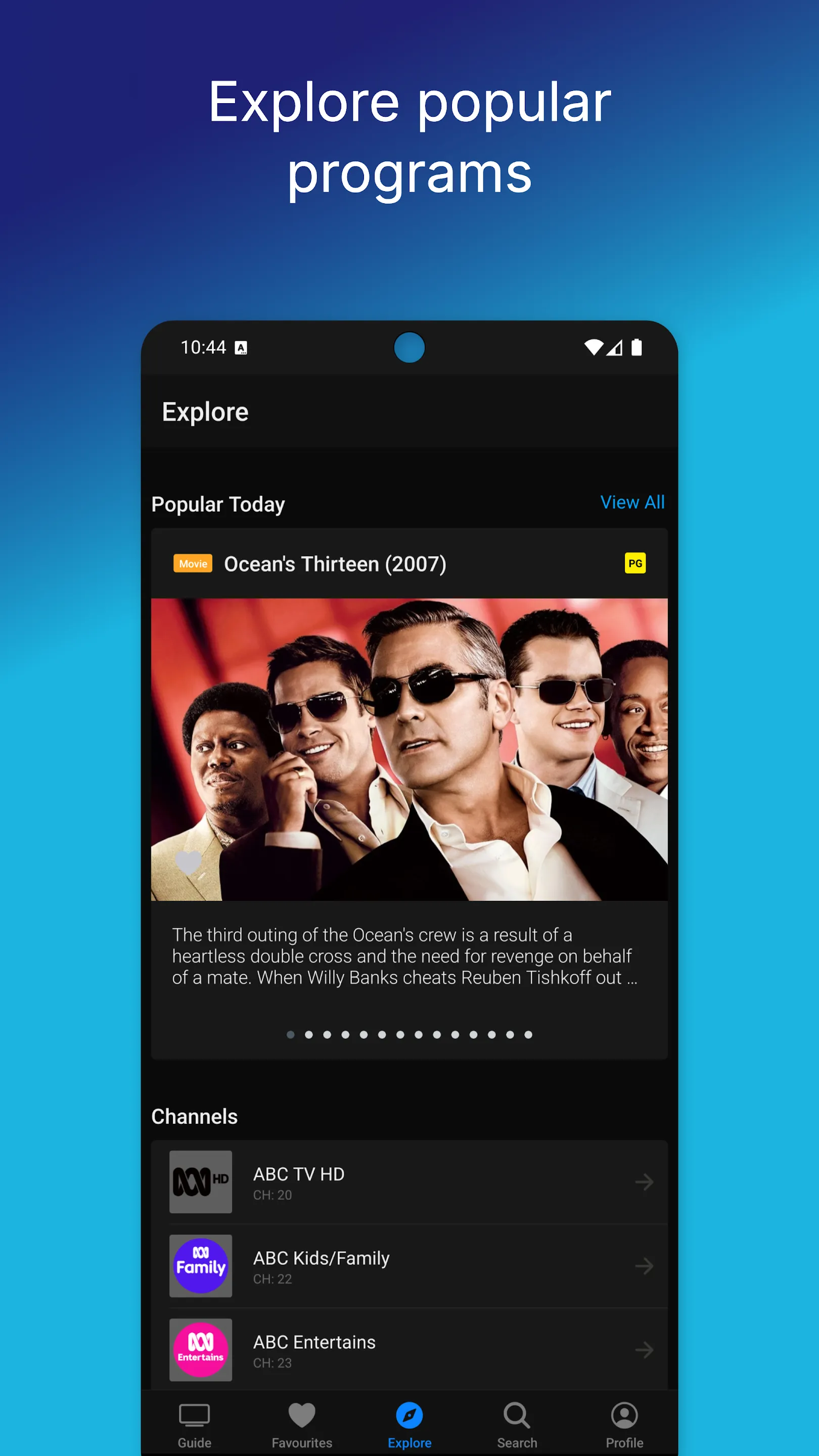 TV Guide Australia: AusTV | Indus Appstore | Screenshot