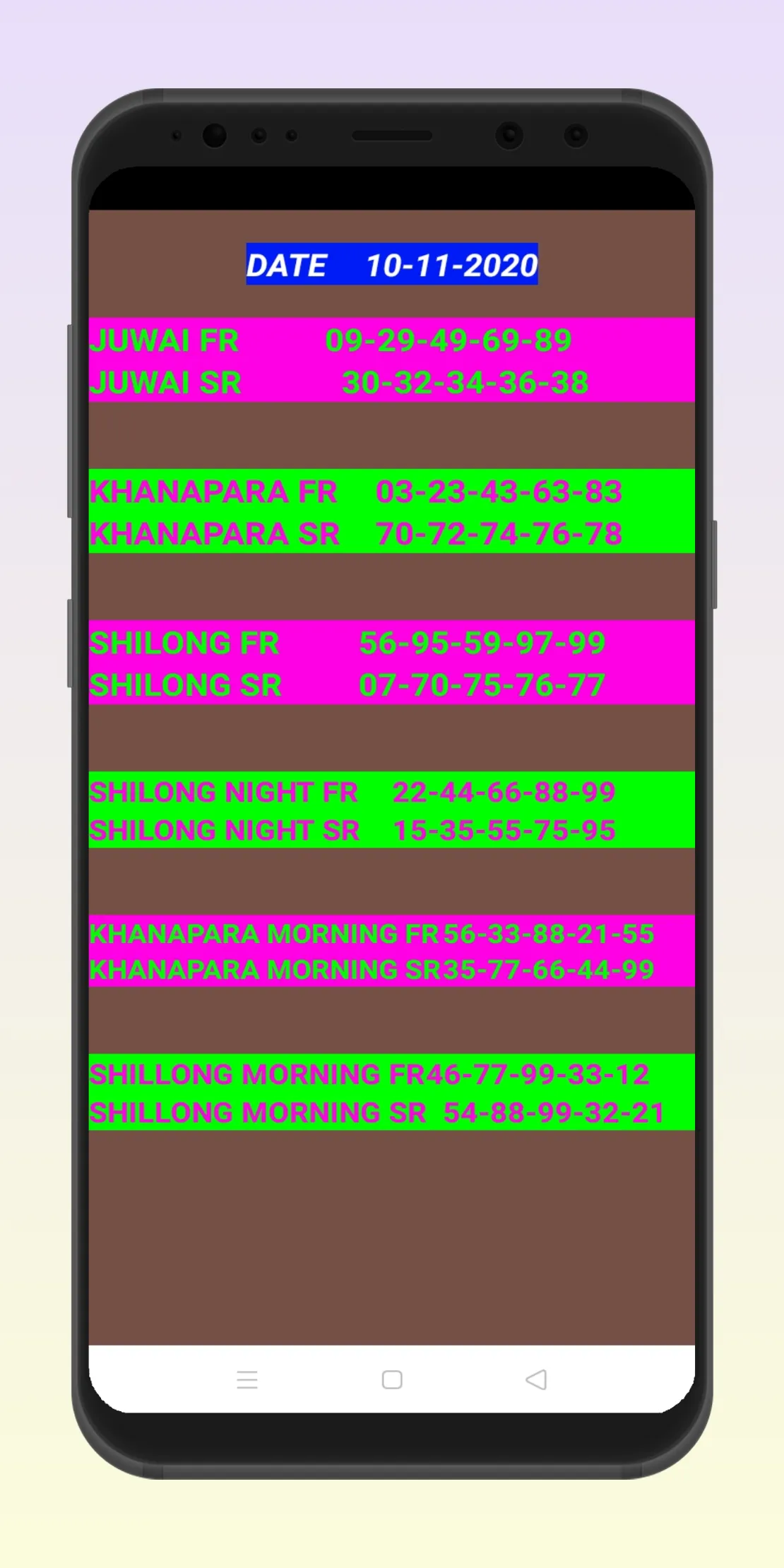 shillong teer- Common Number | Indus Appstore | Screenshot