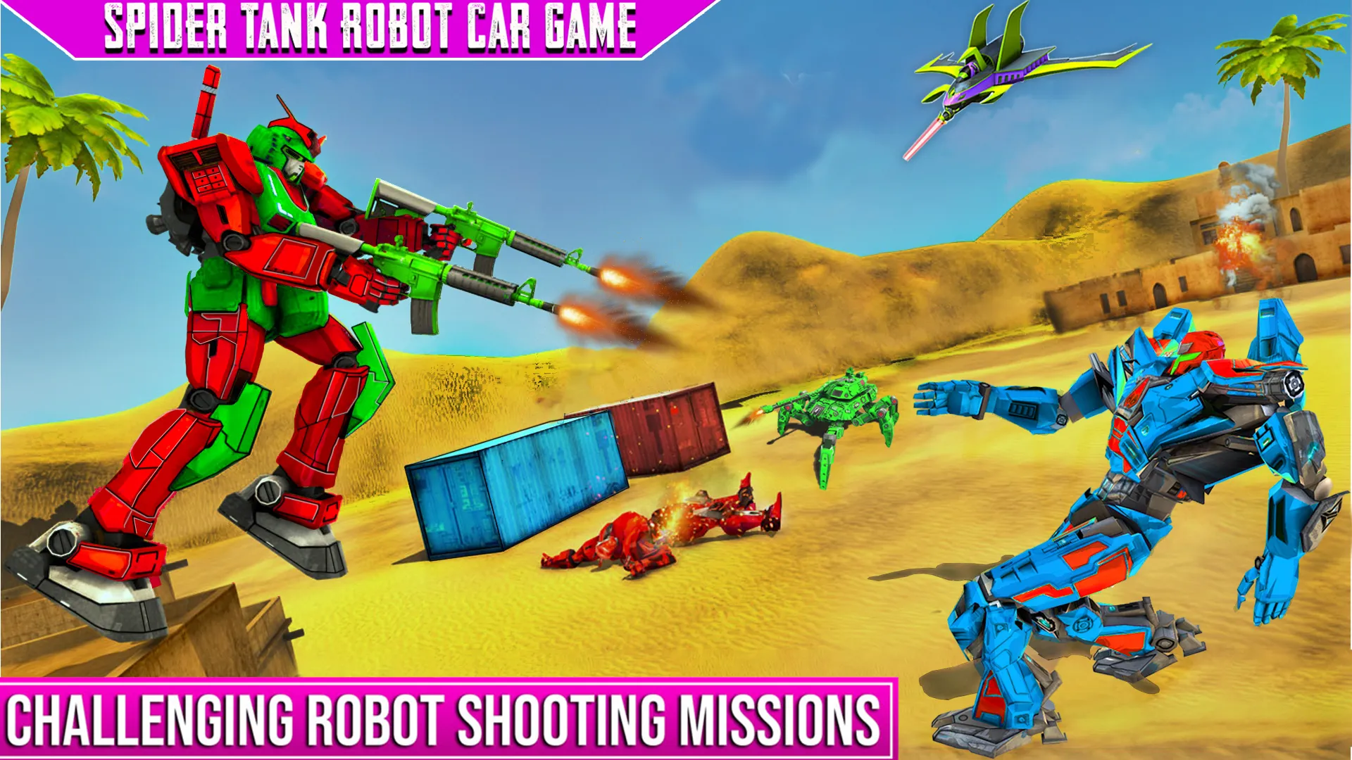 Spider Mech Wars - Robot Game | Indus Appstore | Screenshot
